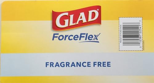 Glad ForceFlex Tall Kitchen Drawstring Trash Bags,13 Gal,Fragrance Free,110 Ct (Package May Vary),(Pack of 3)
