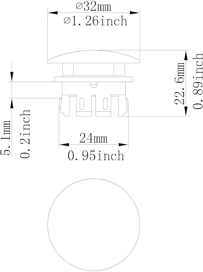 BWE Sink Basin Trim Overflow Ring Cover Black Bathroom Vessel Vanity Basin Bath Sink Brass Insert in Hole Round Caps Double