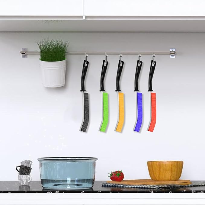 13Pcs Crevice Cleaning Brush Set, Multifunctional Hard Bristle Crevice Cleaning Brushes Tools for Deep Cleaning Gaps, Kitchens, Tight Spaces, Corners, Bottles, Cups, Teapots, Sinks, Bathrooms