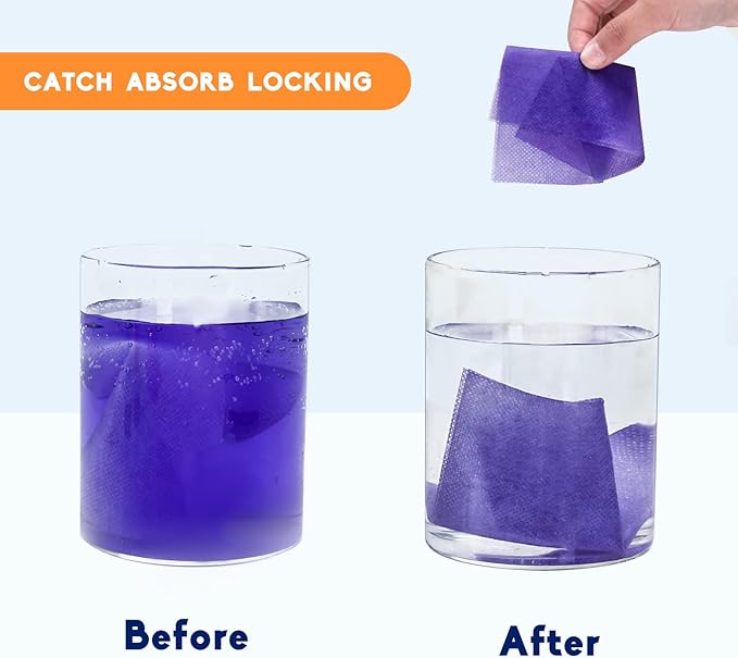 Xcleen Color Absorber Laundry Sheets 120 Count, Dye Catcher to Prevent Clothes from Smearing, Fragrance Free Color Trapping Sheets for Home School or Apartment