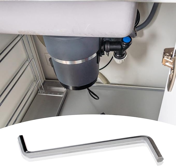 2 Pack Garbage Disposal Wrench Allen Wrench Tool Compatible with InSinkErator Garbage Disposals, Used for Unjam Kitchen Sink