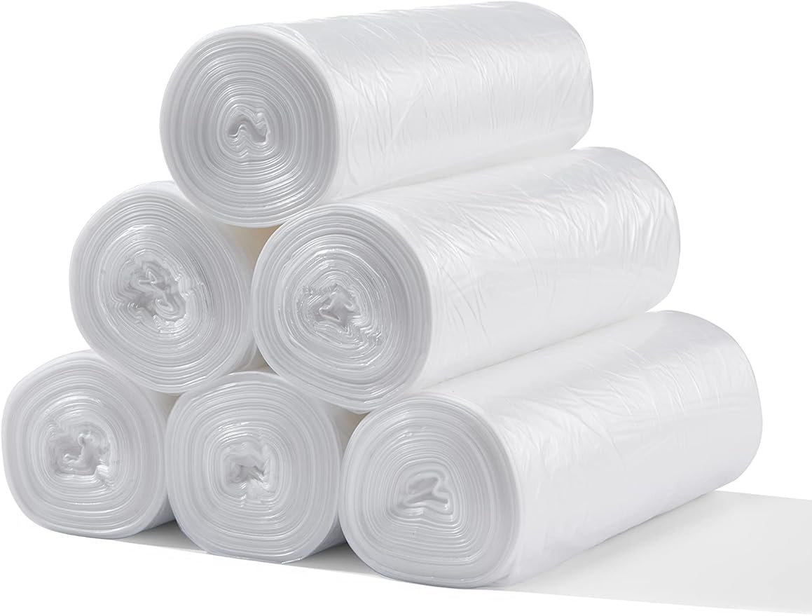 TYPLASTICS 40-45 Gallon Clear Trash Can Liners - 40" x 48" – High Density Garbage Bags - Case of 250 – Multipurpose for Office, Outdoor, Recycling, Industrial and Commercial