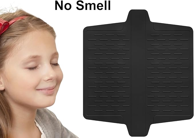 Sink Saddle, Kitchen Sink Mat, Divider Protector Mat, No Odor, Super Soft, No Stains, 12.83'' x 11.1''