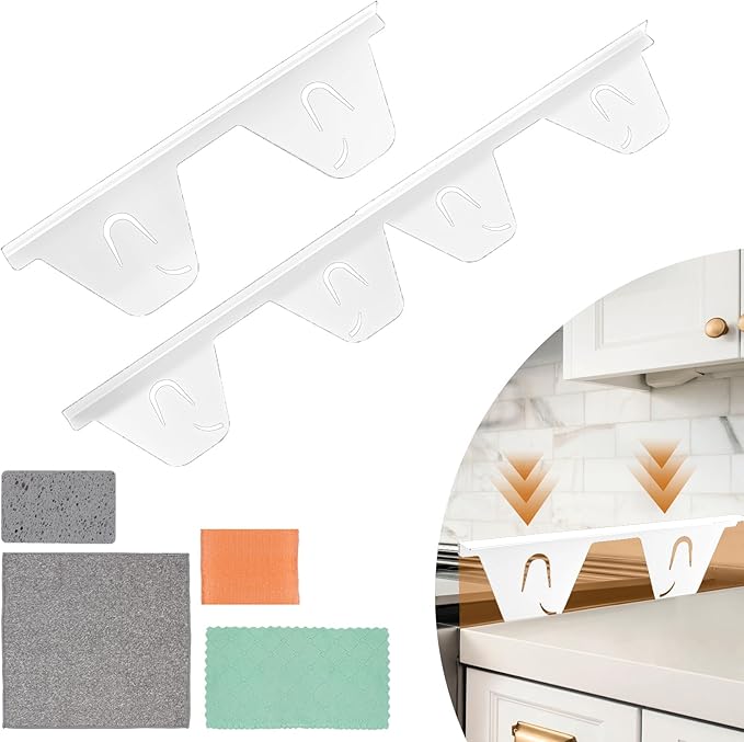 2 Pack Stove Counter Gap Cover Stainless Steel,Stove Guard for Kitchen Oven Counter Side Gap, Range Trim Kit, Adjustable Length 13.8" to 27.6", Stove gap filler Easy Clean and Heat Resistant