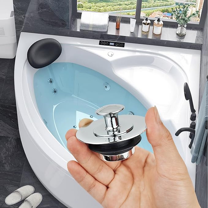 LEKEYE Shower Drain Hair Catcher | Bathtub Stopper/Shower Drain Cover/Drain Protector for Bathtub and Bathroom
