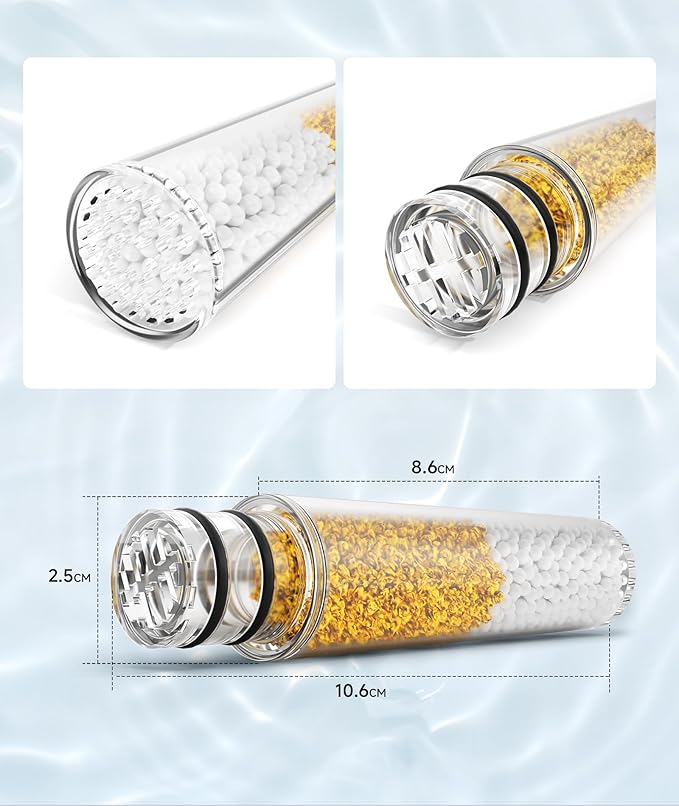 SR SUN RISE Shower Filter for Handheld Shower Head, NSF Certified 1 Pack Replacement Filters for Hard Water Remove Chlorine and Harmful Substances Only Fits SR SUN RISE Shower Head