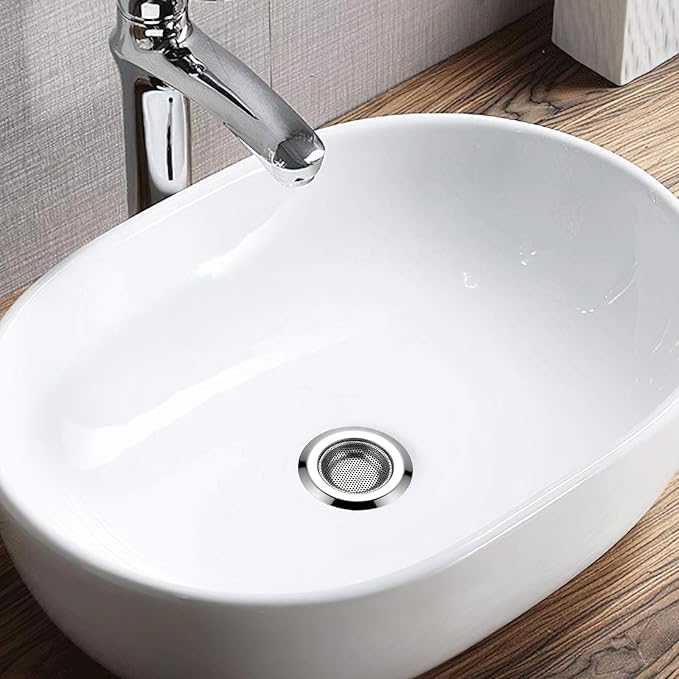 Bathtub Drain Strainer,2.87 inch Bathtub Floor Shower Hair Drain Catcher Cover, Stainless Steel Bathroom Sink Strainer Filter Basket for Bathroom Sink, Wash Basin