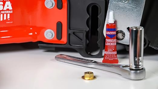 Loctite Threadlocker Red 271 - Permanent Thread Lock Glue for Nuts, Bolts, & Fasteners, High Strength Screw Glue to Prevent Loosening & Corrosion - 6 ml, 1 Pack