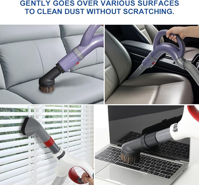 LANMU Vacuum Attachments Compatible with Shark Navigator NV350 NV351 NV352 NV356E and Rotator NV500 NV501 Series Lift-Away Upright Vacuum, Crevice Tool Vacuum Accessories & Brushes