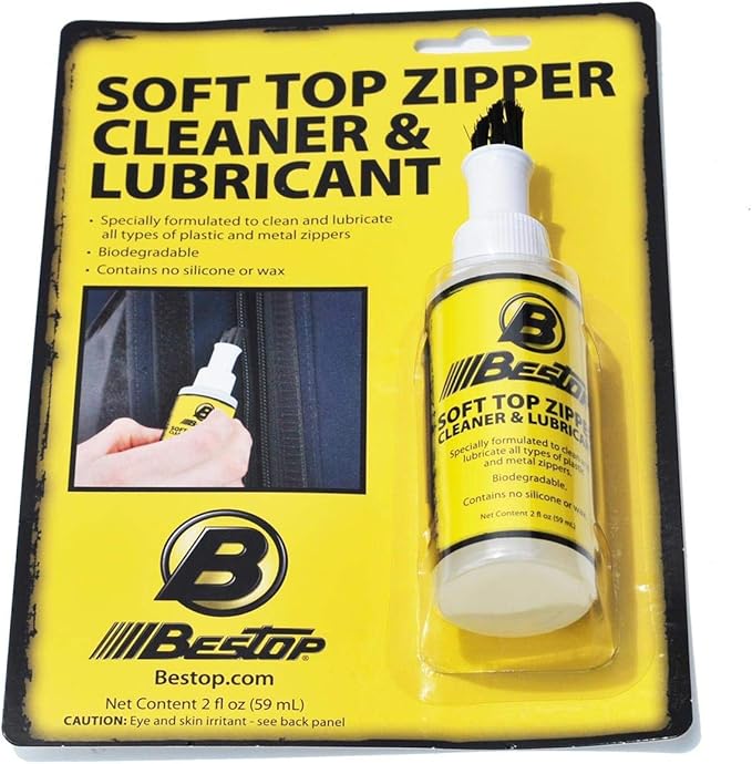 Bestop 11206-00 Small Soft Top Zipper Cleaner and Lubricant