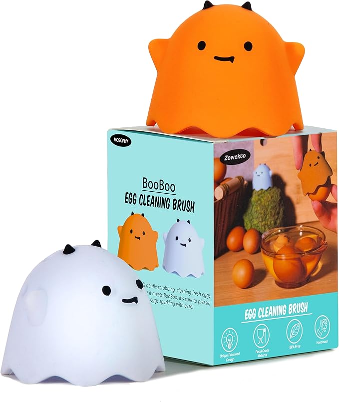 2Pcs Silicone Egg Brush Cleaner, Egg Washer for Fresh Eggs, Egg Washing Scrubber Cleaning Tool
