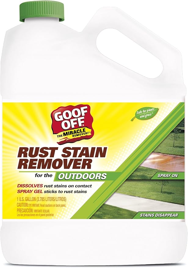 RustAid GSX00101 Goof Off Rust Stain Remover, 1 Gallon