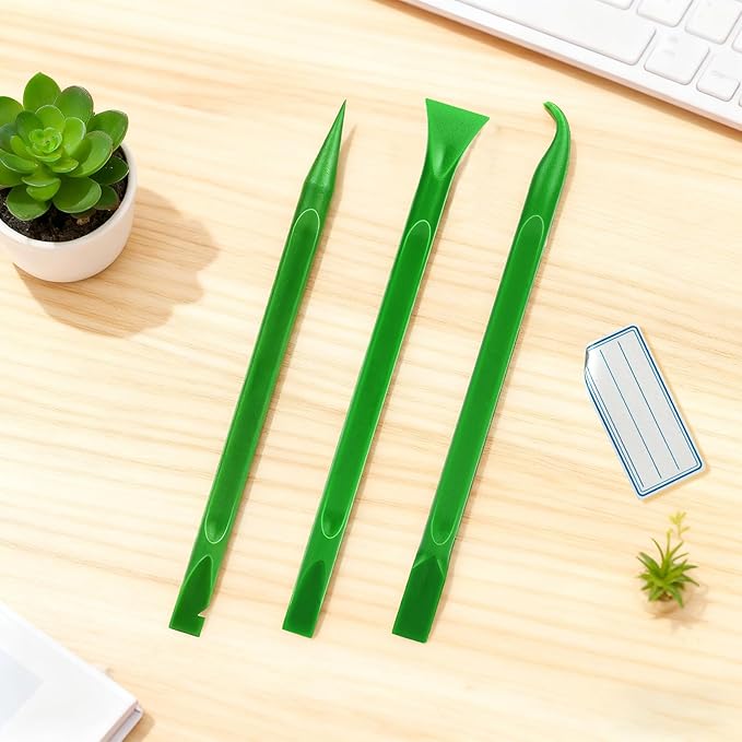 9 PCS Plastic Paint Scraper Tool, Scratch Free Car Crevice Cleaning Tool Sticker Remover Tools Multi-Use Thumb Scrappers for Tight Spaces & Crevices, Kitchen Removing Food, Stickers, Paint, Grease