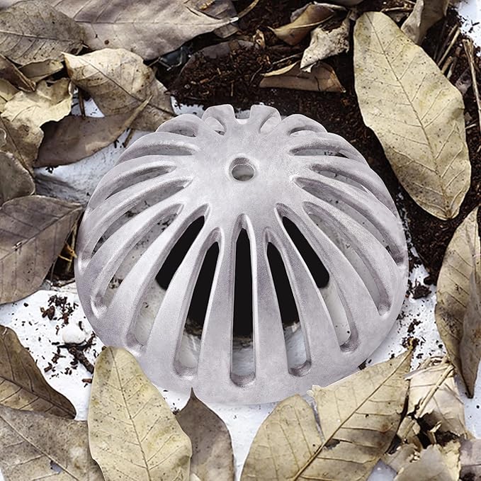 Heavy Duty Aluminum Floor Drain Cover, Floor Drain Strainer, Floor Sink Strainer, Dome Drain Cover for Restaurant, Home, Garden, Kitchen, Mall, Bar or Buffet 5-1/2" W x 2-1/4"H(1PCS)