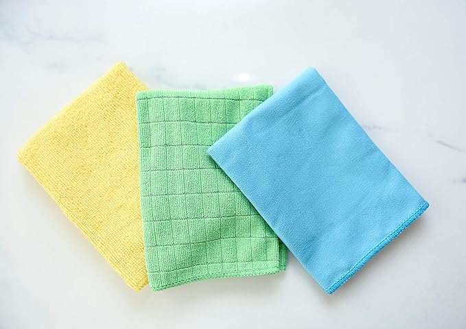 Ritz Multi Chore Microfiber Kitchen & Bath Cleaning Cloth, Set of 3
