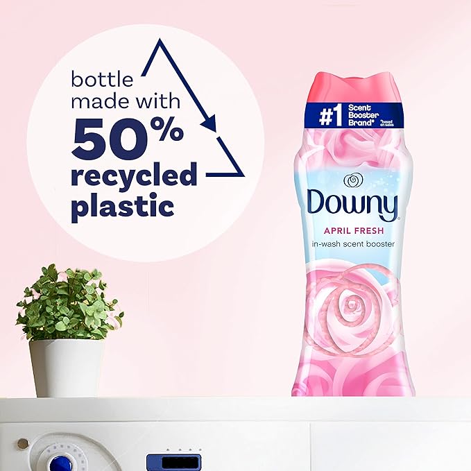 Downy April Fresh In-Wash Laundry Scent Booster Beads, 24 oz, laundry scent beads, Long-lasting Freshness