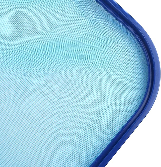 Sunnyglade Swimming Pool Cleaner Supplies/Professional Heavy Duty Pool Leaf Rake Fine Mesh Frame Net/Cleaning Leaf Skim Net (17.5x11.8in) (Pack of 2)