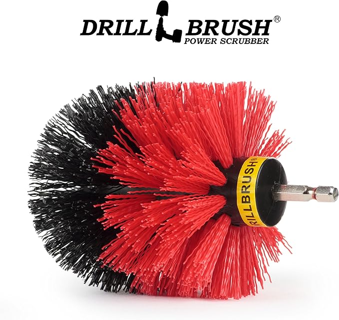 Outdoor Cleaning Supplies - Garden Scrubbing Tool - Patio Scrubbing Brush - Deck Cleaning - Bird Bath Cleaner - Garden Statues - Concrete Scrub Brush - Headstone Restoration Kit