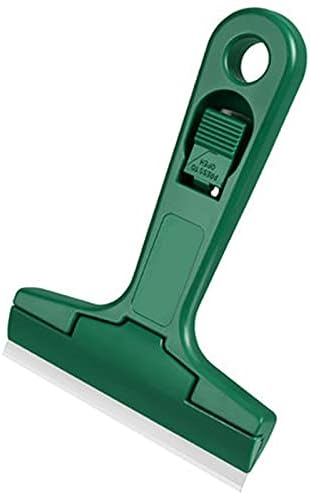 2pack 5.5 inches Industry Glass Scraper Scraping Hand Tool, T Shape Razor Blade Scraper with 20x Blades, Steel Scraping Knife for Window Stove Windshield Aquarium Tile Floor Wall Cleaning (Green)