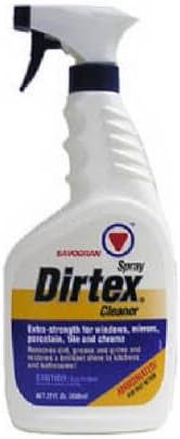 Savogran 10763 Dirtex Spray Cleaner Extra-Strength For Windows, Mirrors, Porelain, Tite and Chrome 22 oz