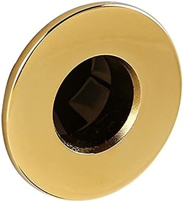 Bathroom Sink Basin Trim Overflow Cover Brass Insert In Hole Round Caps Cover Idea Gold Finish