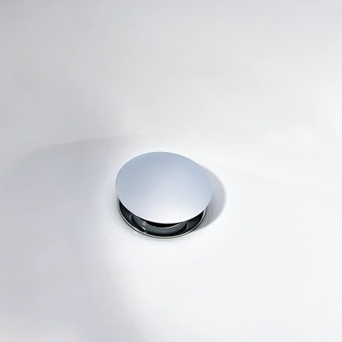 Bathroom Vessel Sink Drain Without Overflow for Big 1 3/4" Drain Opening Only - Pop Up Drain,Chrome,Y1618W-CH