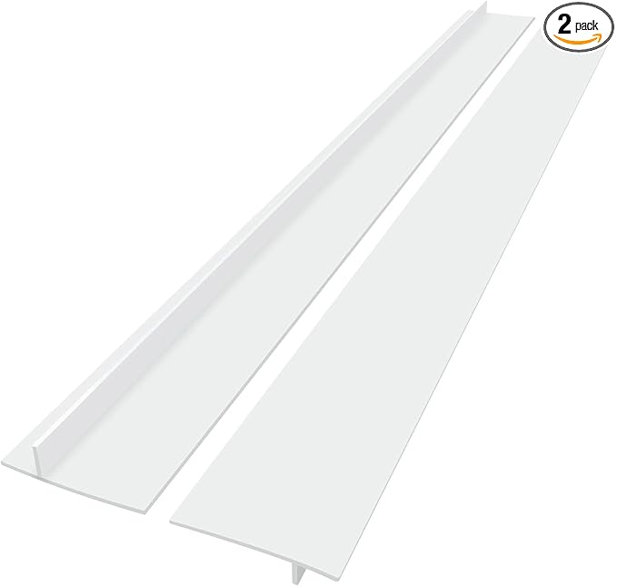 Silicone Stove Counter Gap Cover (2 Pack),Easy Clean Heat Resistant Wide & Long Kitchen Stove Gap Filler,Seals Spills Between Counters, Oven, Stovetops, Washing Machines, Washer, Dryer(30 in, White)