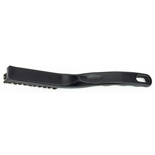 SPARTA Detail Brush Grout Brush, Crevice Brush with Hanging Hole for Bathroom, Kitchens, Countertop, Plastic, 9 Inches, Black