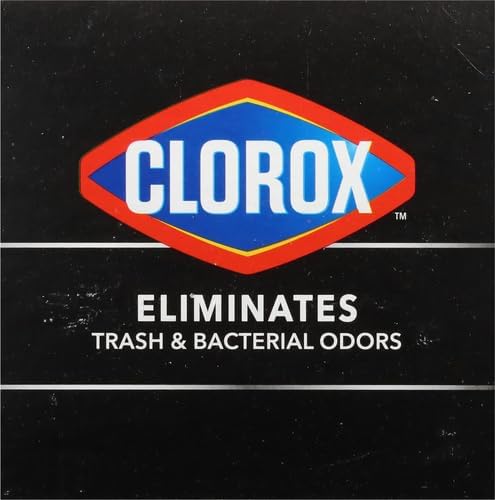 Glad Large 30 Gallon Trash Bags, Clorox Mountain Air Heavy Duty Garbage Bags, Forceflex with Drawstring, 25 Count (Packaging May Vary) (Pack of 6)