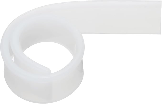 MECCANIXITY Replacement Squeegee Rubber for Window, Glass, Shower Doors, Tile Wall Cleaning, 9.84 Inch, White