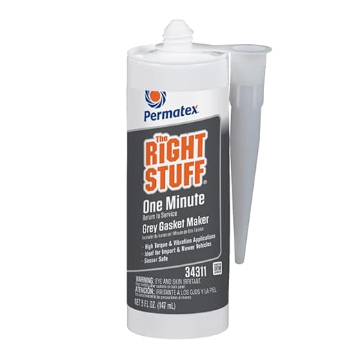 Permatex 34311 The Right Stuff Grey Gasket Maker, 5 oz.