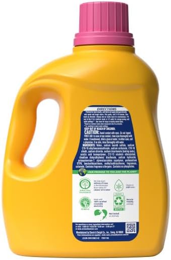 ARM & HAMMER Plus a Touch of Softener, 77 Loads, Liquid Laundry Detergent, 100.5 Fl oz