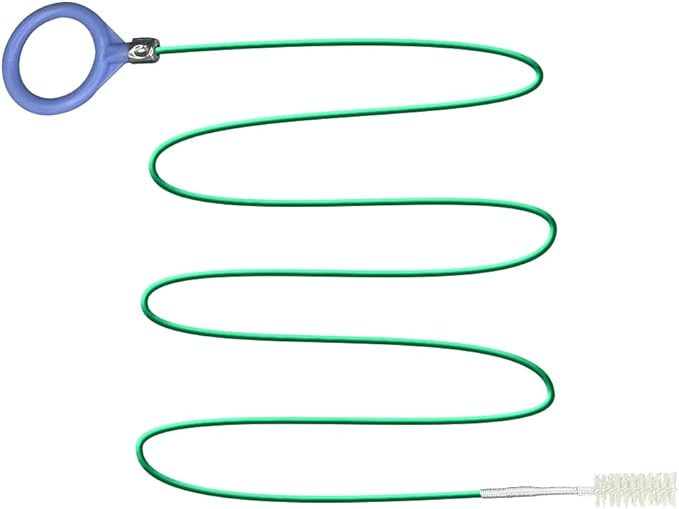 2 Pack 118 Inch Long Flexible Tube Cleaning Brush,Flexible Drain Brush Tube Slim Drain Dredging Tool,Suitable for Cleaning Feeding Tubes & Air Tube Hose and Racking Lines
