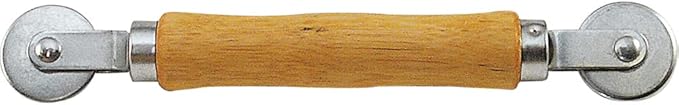 Prime-Line P 7505 Screen Rolling Tool – A Must Have Tool for Installing Window and Door Screens – Spline Roller with Wood Handle and Steel Wheels – Durable and Easy to Use (Single Pack)