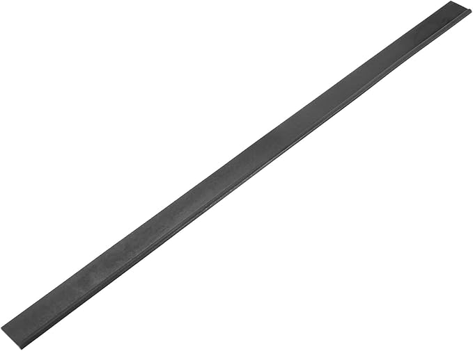 MECCANIXITY Replacement Squeegee Rubber for Window, Glass, Shower Doors, Tile Wall, 17.72 Inch, Black