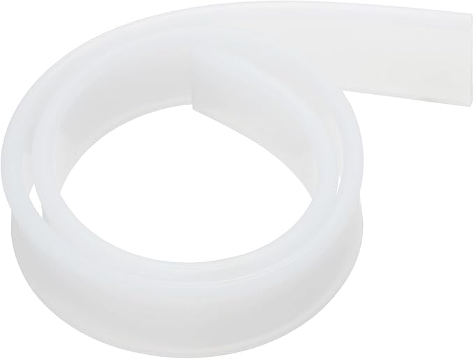 MECCANIXITY Replacement Squeegee Rubber for Window, Glass, Shower Doors, Tile Wall Cleaning, 17.72 Inch, White