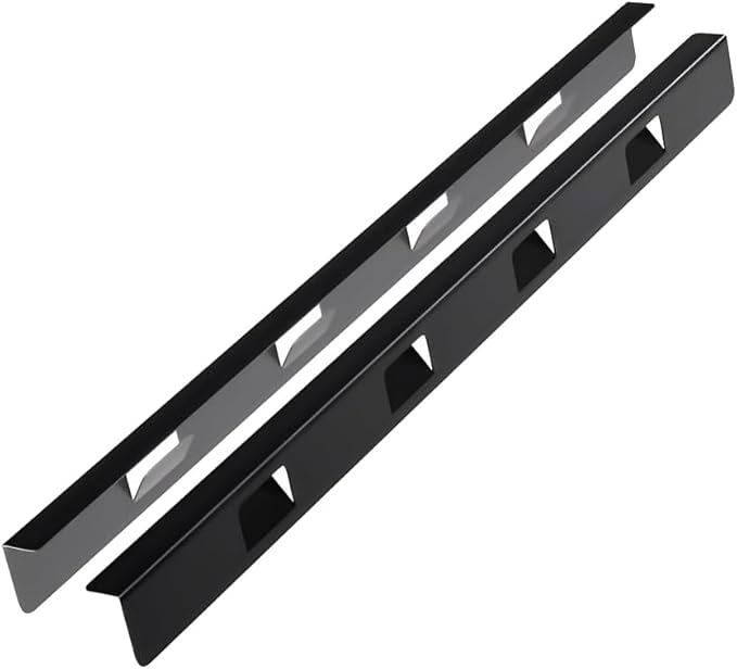 2 Pcs 316 Stove Gap Covers Stainless Steel Stove Gap Filler Range Trim Kit Between Oven and Countertop Dishwasher Dryer Heat Resistant and Easy to Clean (23.4'Matte Black)