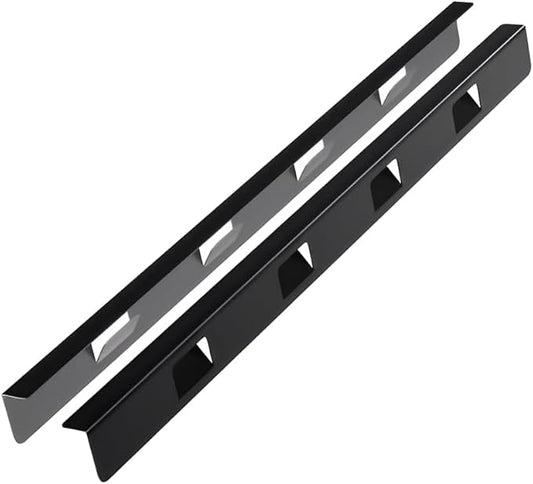 2 Pcs 316 Stove Gap Covers Stainless Steel Stove Gap Filler Range Trim Kit Between Oven and Countertop Dishwasher Dryer Heat Resistant and Easy to Clean (23.4'Matte Black)