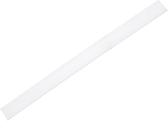 MECCANIXITY Replacement Squeegee Rubber for Window, Glass, Shower Doors, Tile Wall Cleaning, 9.84 Inch, White