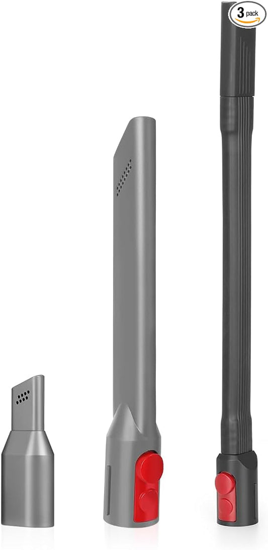LANMU Vacuum Attachments Compatible with Dyson V15 V12 V11 V10 V8 V7 Outsize Gen5 Cordless Vacuum Cleaner, Flexible Crevice Tool for Dryer Vent, Car, Gaps Cleaning, Ideal for Hard-to-reach Areas