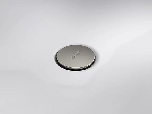 Kohler RH1274364-BN Clicker Drain with Overflow in Vibrant Brushed Nickel, ‎2.76 x 2.76 x 9.72 inches