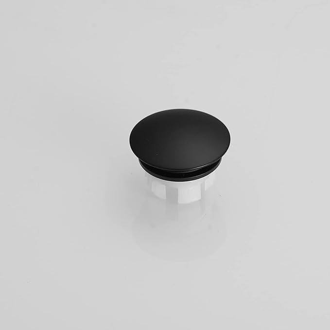 BWE Sink Basin Trim Overflow Ring Cover Black Bathroom Vessel Vanity Basin Bath Sink Brass Insert in Hole Round Caps