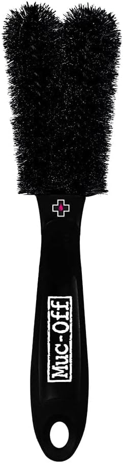 Muc-Off Two-Prong Bike Cleaning Brush, Black, One Size