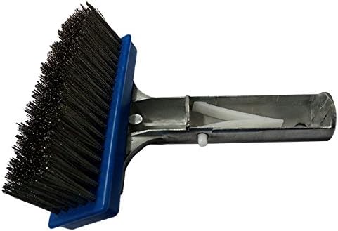 Aquatix Pro Heavy Duty 5" Pool Brush, Durable Stainless Steel Bristles, Aluminium Handle, Tackles & Cleans Stubborn Stains in Swimming Pools, Steps, Walls, Tiles, Best for Concrete & Gunite Surfaces