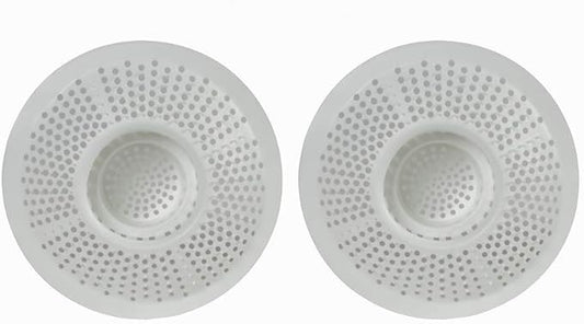 Evriholder Hairstopper 2pk, Plastic Drain Protector for Bathtubs & Showers, Pack of 2