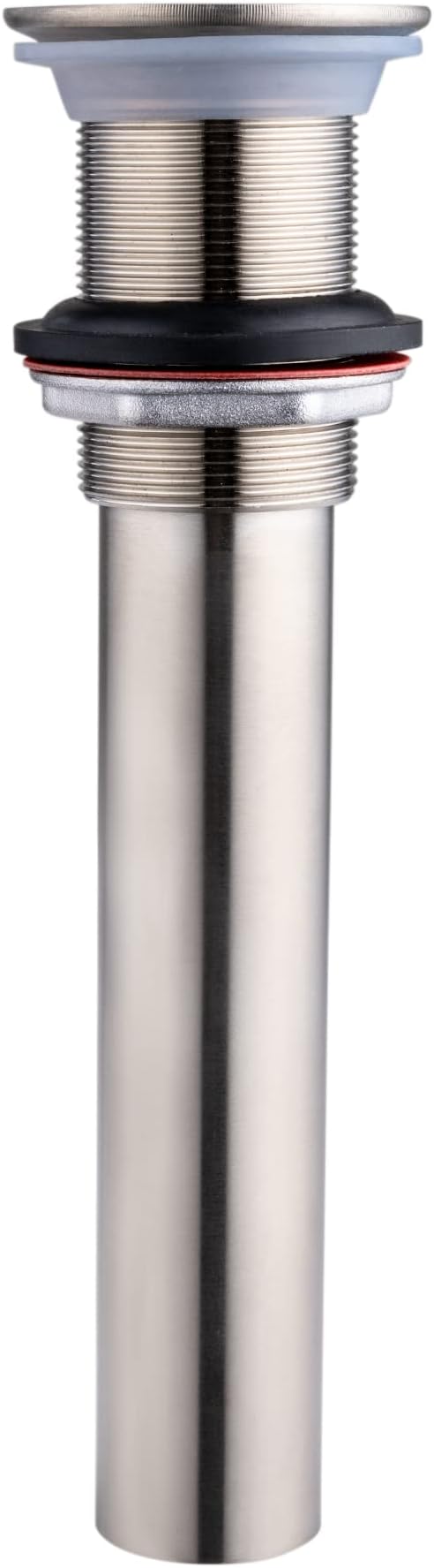 Grid Drain Strainer Assembly Without Overflow for Bathroom Sink, C.O. Plug Grid Lavatory Drain, Bathroom Sink Grid Strainer by Artiwell, Brushed Nickel