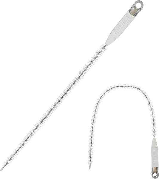 Drain Cleaning Brush, 26" Drain Brush Pipe Cleaning with Hair Catcher & Forceps, Heavy-Duty Sewer Snake Tool for Clog Removal