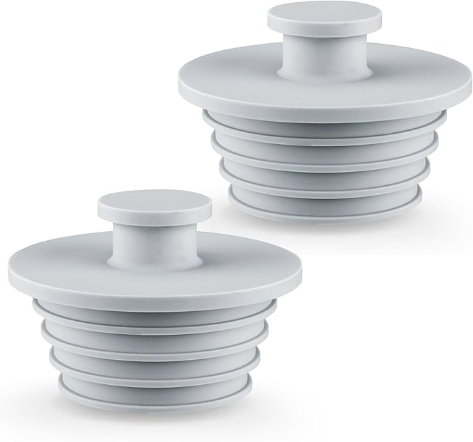 Aluvor Bathtub Stopper 2pcs Sink Stopper Tub Plug Bathroom Shower Drain Plug Silicone Bathtub Drain Plug Tub Drain Stopper Washbasin Stopper