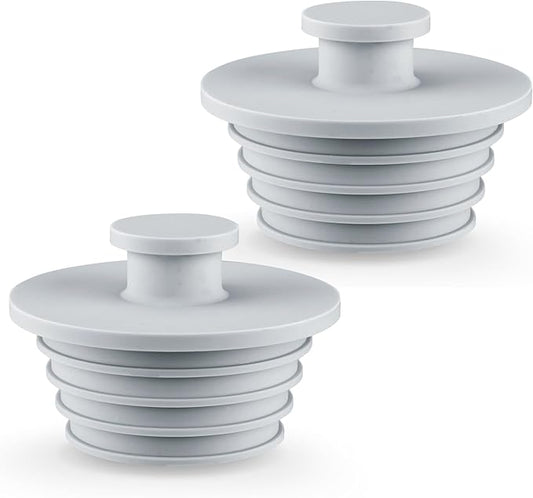Aluvor Bathtub Stopper 2pcs Sink Stopper Tub Plug Bathroom Shower Drain Plug Silicone Bathtub Drain Plug Tub Drain Stopper Washbasin Stopper