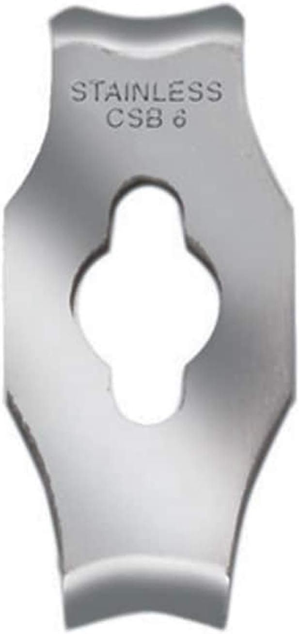 ALLWAY CS6 Soft-Grip Contour Scraper Set with 6 Blades and Blade File